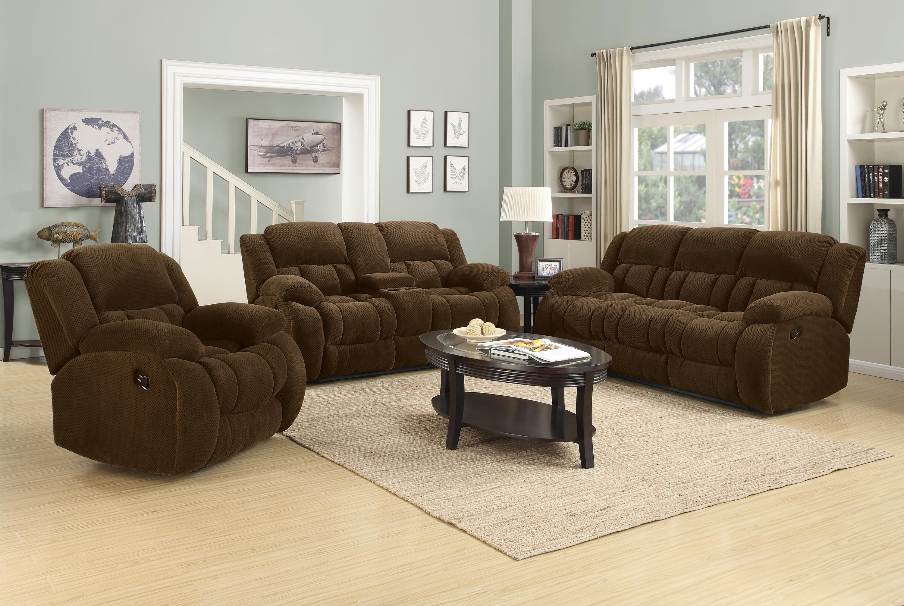Coaster weissman casual hot sale pillow padded glider recliner